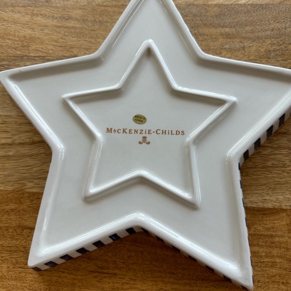 Mackenzie Childs ceramic star platter/dish - Picture 4 of 4